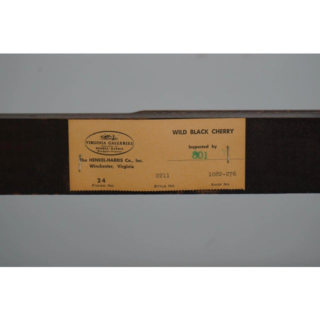 Henkel Harris Cherry Queen Anne Dining Room Table For Sale - Image 12 of 12