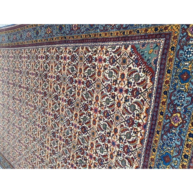 Antique Extremely Fine Tabriz Rug For Sale - Image 14 of 18