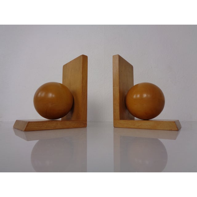 Wooden Bookends by VEB Naumburg, East Germany, 1960s, Set of 2 For Sale - Image 17 of 17