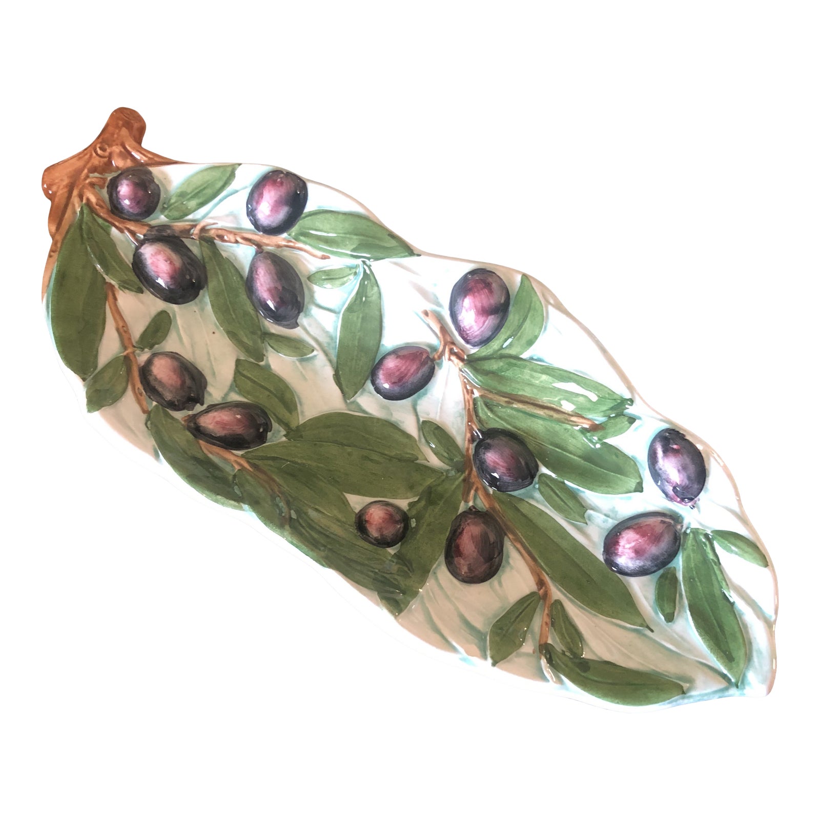 1970s Italian Pottery Olive Dish Chairish