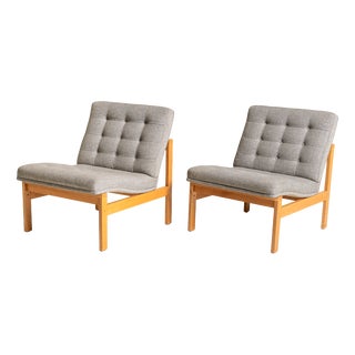 Moduline Lounge Chairs by Torben Lind and Ole Gjerløv-Knudsen for France & Søn, Denmark, 1960s, Set of 2 For Sale