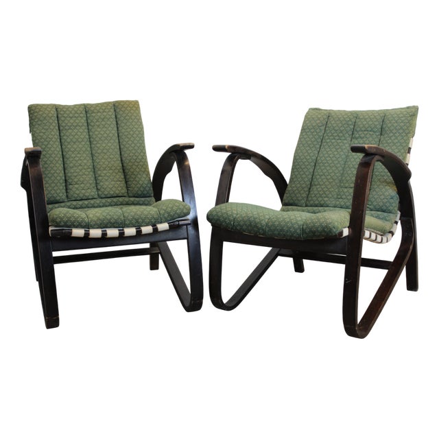 Set of Chairs by Jan Vaněk for Up Závody, 1930s For Sale
