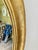Gold Vintage Oval Gilt Mirror For Sale - Image 8 of 9