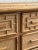 Wood Vintage Coastal Bamboo & Woven Rattan 6-Drawer Dresser For Sale - Image 7 of 17