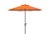 Not Yet Made - Made To Order Athens Inside Out Striped 9ft Crank Outdoor Auto Tilt Umbrella - Orange For Sale - Image 5 of 5
