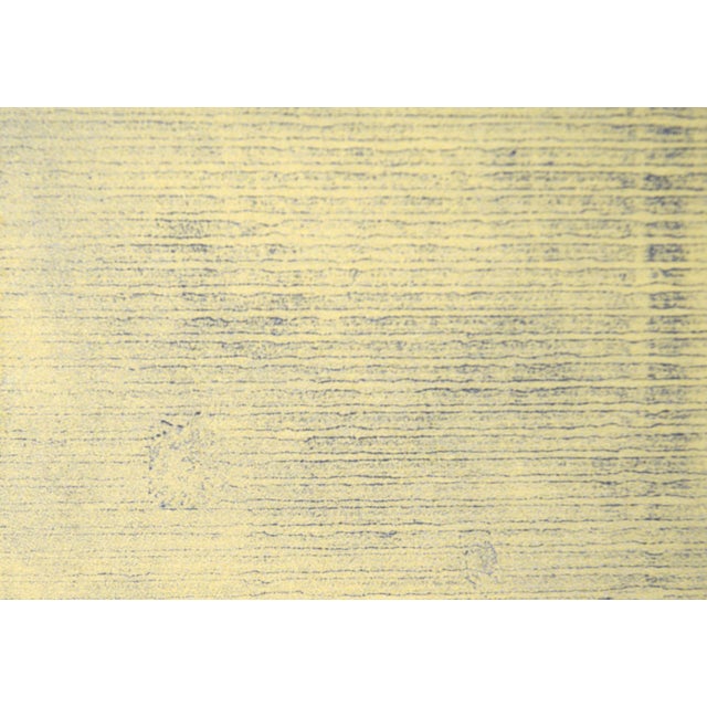 Not Quite Green - Minimalist Transfer Monotype in Oil by Heather Speck For Sale In Monterey, CA - Image 6 of 9