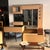 Italian Modern Dry Bar Unit with Mirror, Brass Accents and Stools, 1970s, Set of 3 For Sale - Image 10 of 15