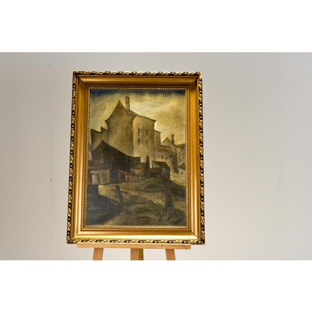 City View Berlin Street, 1925, Oil on Cardboard, Framed For Sale - Image 3 of 9