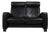 Arion Leather Two-Seater Black Manual Function Sofa from Stressless For Sale