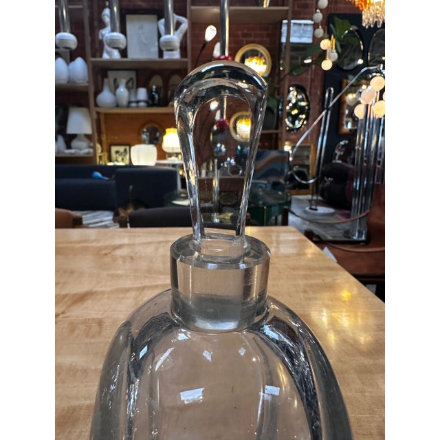 Vintage Italian Decorative Crystal Decanter 1960s For Sale - Image 4 of 7