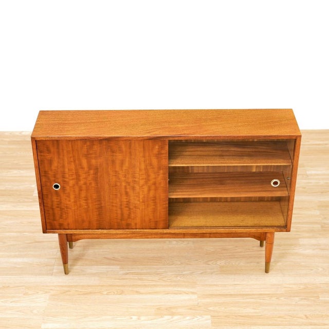 1960s 1960s Mid Century Mahogany Entryway Cabinet by Herbert E. Gibbs, Attributed For Sale - Image 5 of 9