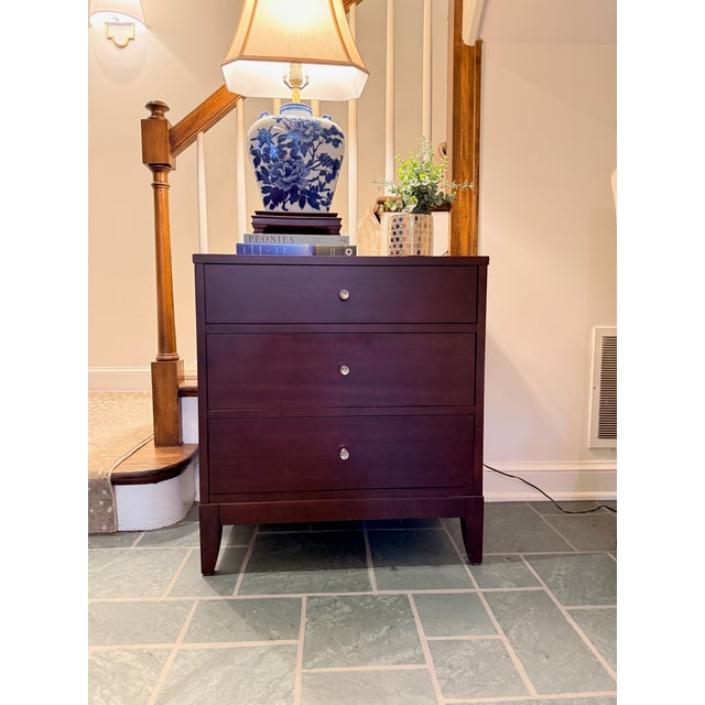 2010s Henkel Harris Three Drawer Small Chest For Sale - Image 5 of 6