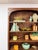 Handmade Pine Walnut Tone Bookcase Desk Drawers Cabinet Antique Style For Sale - Image 14 of 16