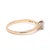 Victorian Antique Victorian .40ctw Diamond Engagement Ring, 14k Yellow Gold, Rs 6.25 For Sale - Image 3 of 6