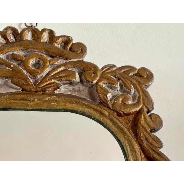 20th Century Florentine Style Mirror With Candle Bracket. For Sale - Image 12 of 18