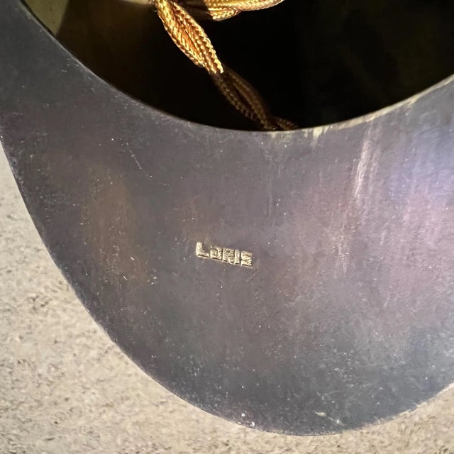 1950s Laris Refined Modern Table Lamp in Brass and Copper For Sale - Image 4 of 10