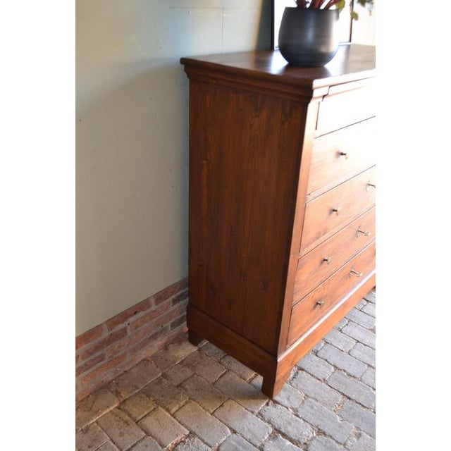 Antique Oak and Pine Chest of Drawers For Sale - Image 6 of 10