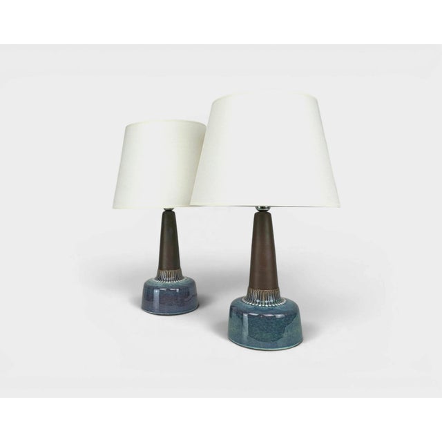 Large 1080-3 Stoneware Table Lamps by Einar Johansen for Søholm, Denmark, 1960s, Set of 2 For Sale - Image 17 of 17