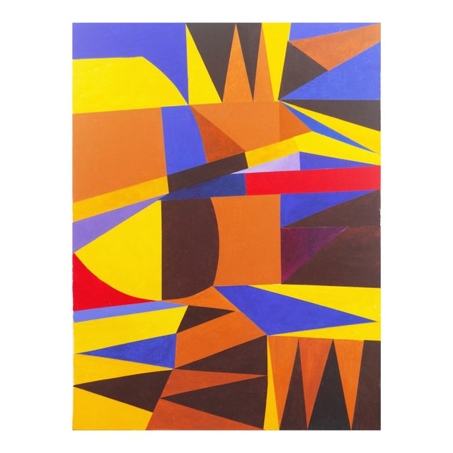 'Geometric Abstract I' by Renee Harwin, Bay Area Abstraction, San Francisco Art Institute For Sale