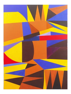 'Geometric Abstract I' by Renee Harwin, Bay Area Abstraction, San Francisco Art Institute