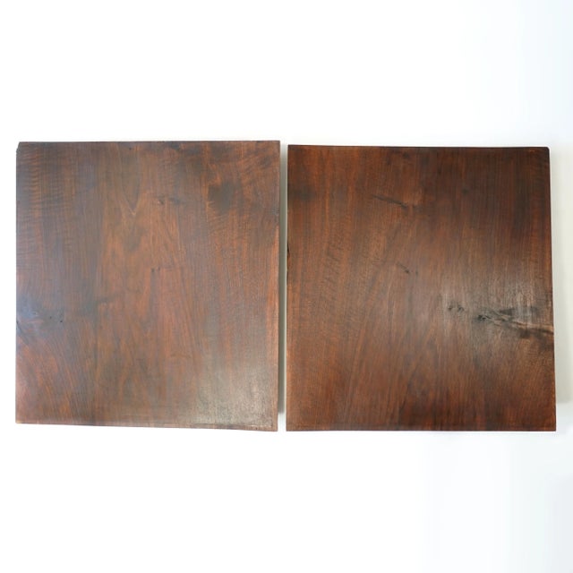 Pair Antique Hand Carved Wood Panels Animal Plaques Hunting Game Trophy For Sale - Image 9 of 9