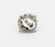 Metal Art Deco Style 18k White Gold, Pearl, Multicolor Gemstones, and Diamond Earrings For Sale - Image 7 of 10