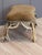 Mid 20th Century Deer Antler Ottoman With Wool Mohair Upholstery For Sale - Image 4 of 9