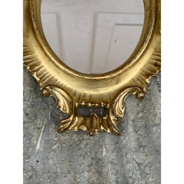 Italian Florentine Baroque Gold Giltwood Wall Mirror For Sale In South Bend - Image 6 of 10