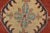 Kazak Rug 9’3” X 12’6” Red Wool Tribal Hand-Knotted Carpet For Sale - Image 9 of 15