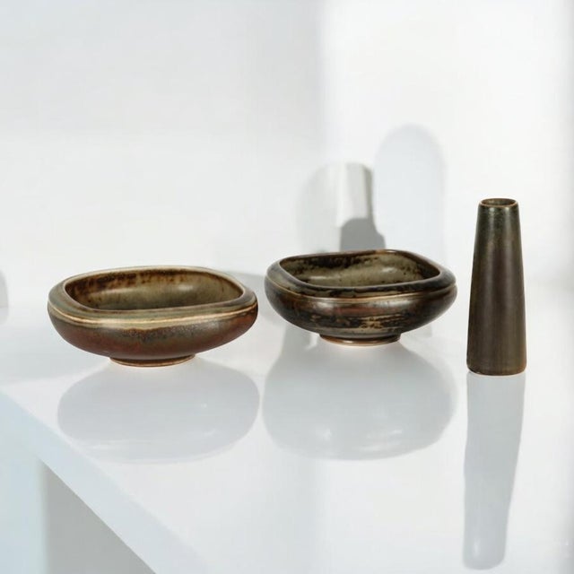 Ceramic Vases by Bode Willumsen and Ejvind Nielsen for Royal Copenhagen, Set of 3 For Sale - Image 15 of 15