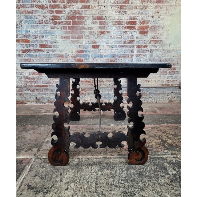 19th Century Spanish Colonial Dining Table For Sale In Los Angeles - Image 6 of 11