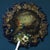 Mid 19th Century Victorian Papier-Mâché Face Screen, c.1850–1870, English Hand-Painted Laqcuer Peacock & Gilt For Sale - Image 5 of 5