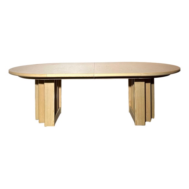 Sculptural Oak Dining Table from COR For Sale