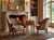 Mid 20th Century Louis XVI Style Carved Ram’s Head Armchairs in Leopard Upholstery- A Pair For Sale - Image 5 of 11