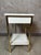 White Vintage Metal Bedside Table, 1980 For Sale - Image 8 of 12