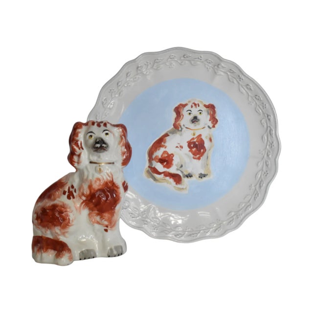 Thomas the Red & White Staffordshire Spaniel Portrait by Susannah Carson For Sale In San Francisco - Image 6 of 6