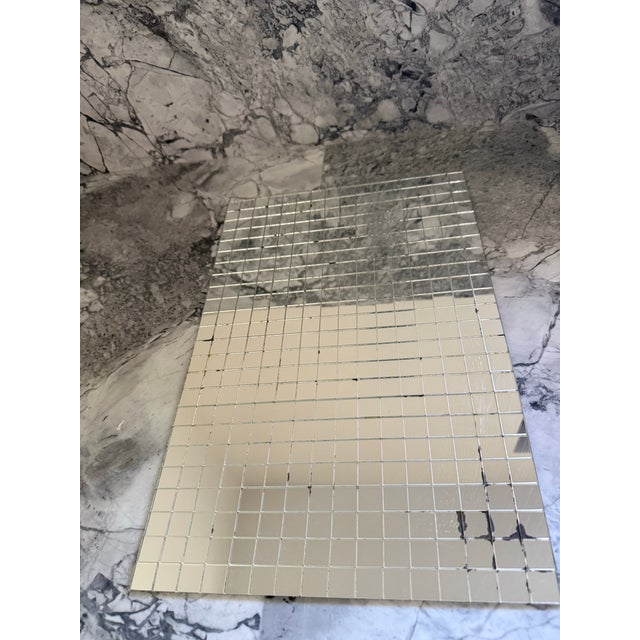 Mid-Century Modern 1970s Mid Century Modern Mosaic Mirrored Placemats by Tomorrow Designs - Set of Four For Sale - Image 3 of 11