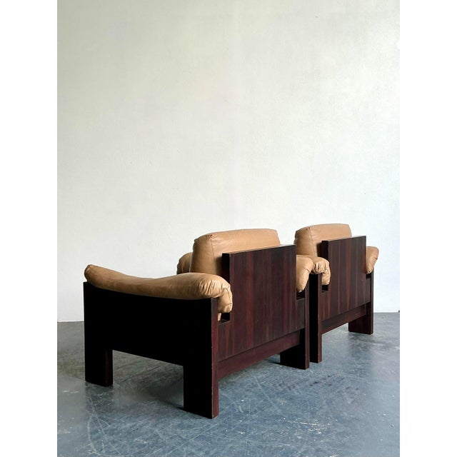 Vintage Boho Milo Baughman for Thayer Coggin Case Lounge Chairs - A Pair For Sale In West Palm - Image 6 of 9