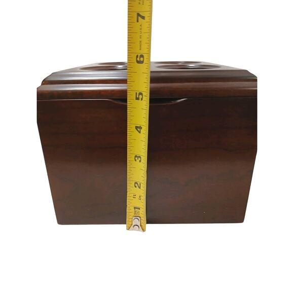 1980s Rare the Bombay Company Recipe Cards Box Storage Wood Nostalgia Brand New VNT For Sale - Image 9 of 16