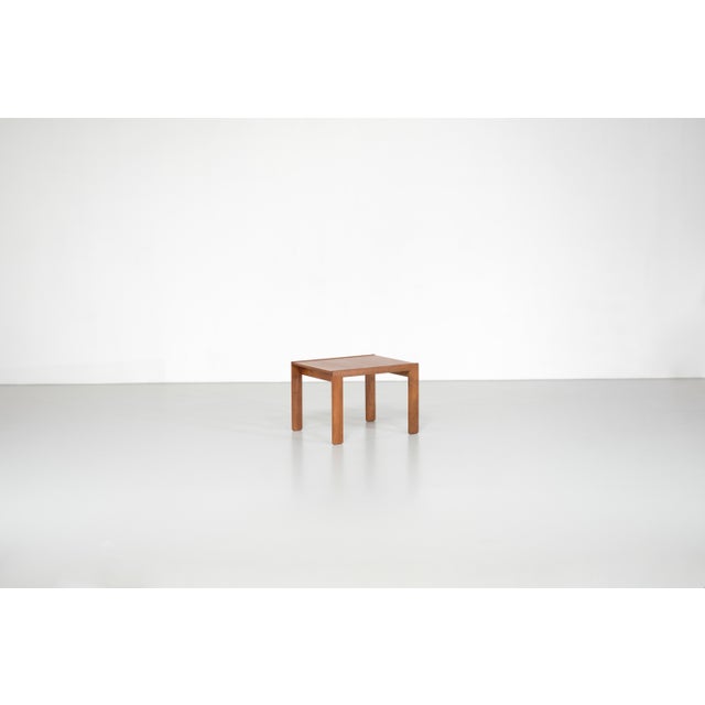 Large "777" coffee table in wood, marked by the manufacturer Cassina. Designed by Tobia & Afra Scarpa for Cassina, Italy,...