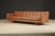 Brown Bracket-Back' Model #133 Mahogany and Leather Sofa by Dunbar, c 1955 For Sale - Image 8 of 12