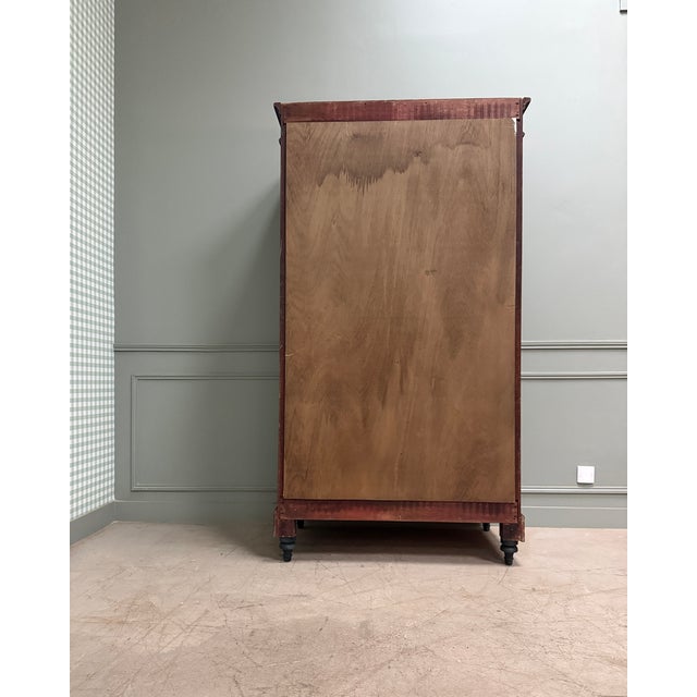 Directoire-Style Black Patinated Bookcase, 1890s For Sale - Image 3 of 15