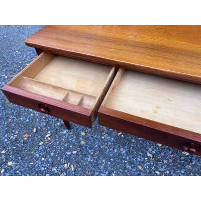 Andreas Tuck Hans Wegner Model 305 Writing Desk, Teak & Oak, Scandinavian Modern For Sale - Image 4 of 12