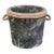 Vintage Marble and Brass Ice Bucket For Sale