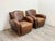 French Pair of Recliner Leather Chairs For Sale - Image 3 of 11