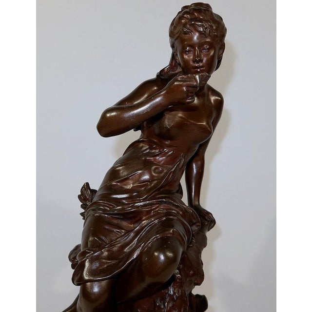M. Moreau, La Source, Mid-1800s, Bronze For Sale - Image 10 of 17