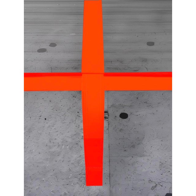 Add a bold pop of modern sophistication to your space with this striking acrylic console table, featuring a transparent...