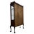 Brown Antique English Mahogany Display Cabinet by Morgan & Co., 1900s For Sale - Image 8 of 11
