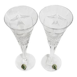 Waterford Peace Toasting Flutes - Pair