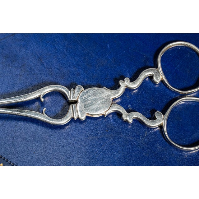 Metal Beautiful English Georgian Antique Sterling Silver English Sugar Nips Tea Tongs For Sale - Image 7 of 12
